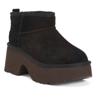UGG•Suede Classic Ultra Mini New Heights Boots•Size 8•NWT